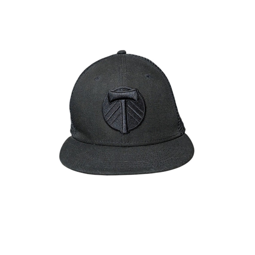 Portland Timbers Snapback Hat Soccer Black Trucker Mesh MLS New Era 9FIFTY